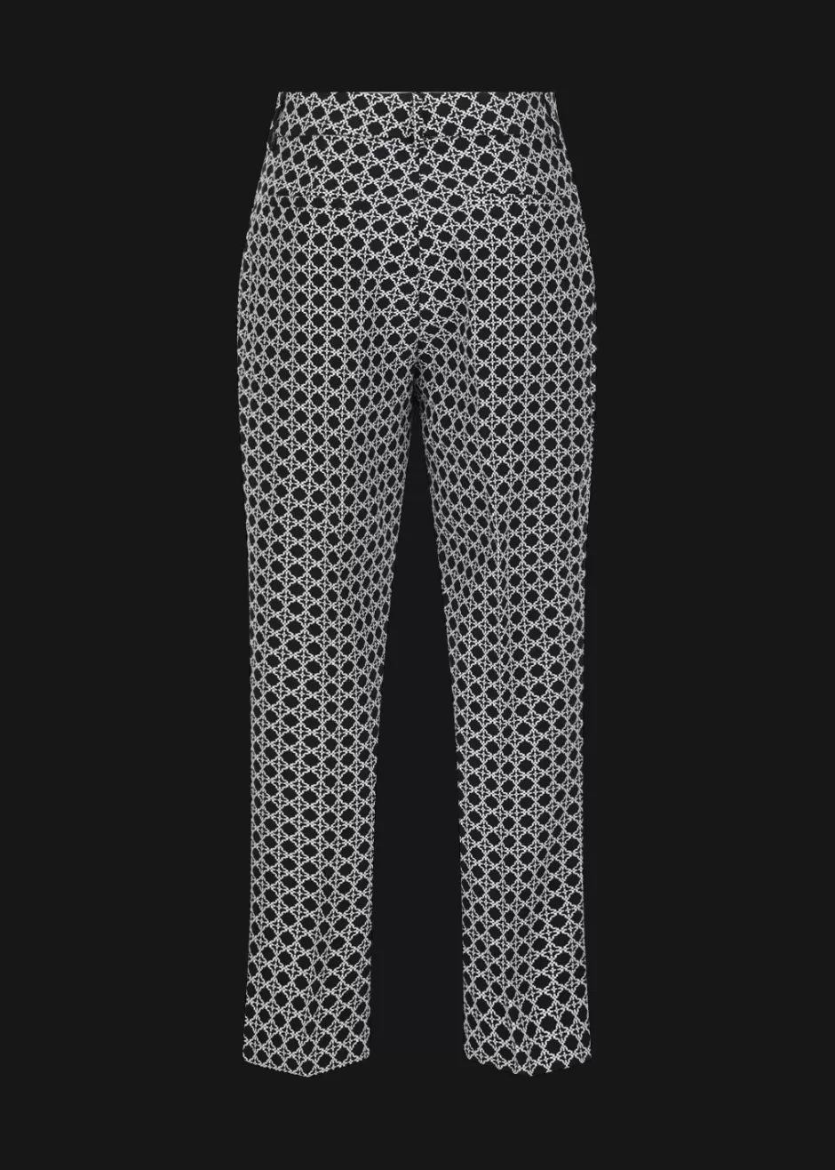 Baumwolljacquard-Hose Im Cigarette Cut Luleonelle>Luis Trenker Cheap