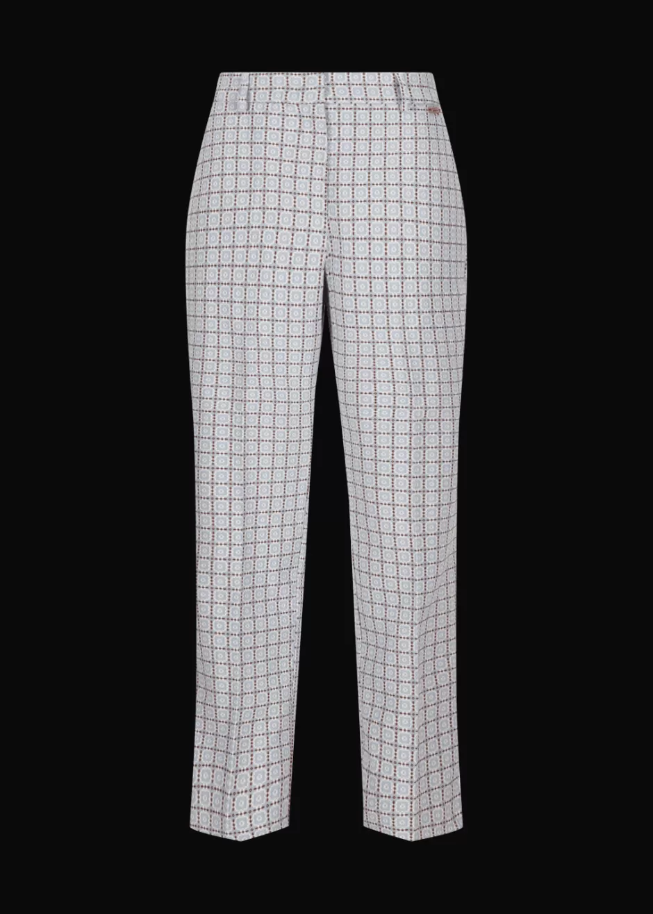 Baumwolljacquard-Hose Im Cigarette Cut Luleonelle>Luis Trenker Discount