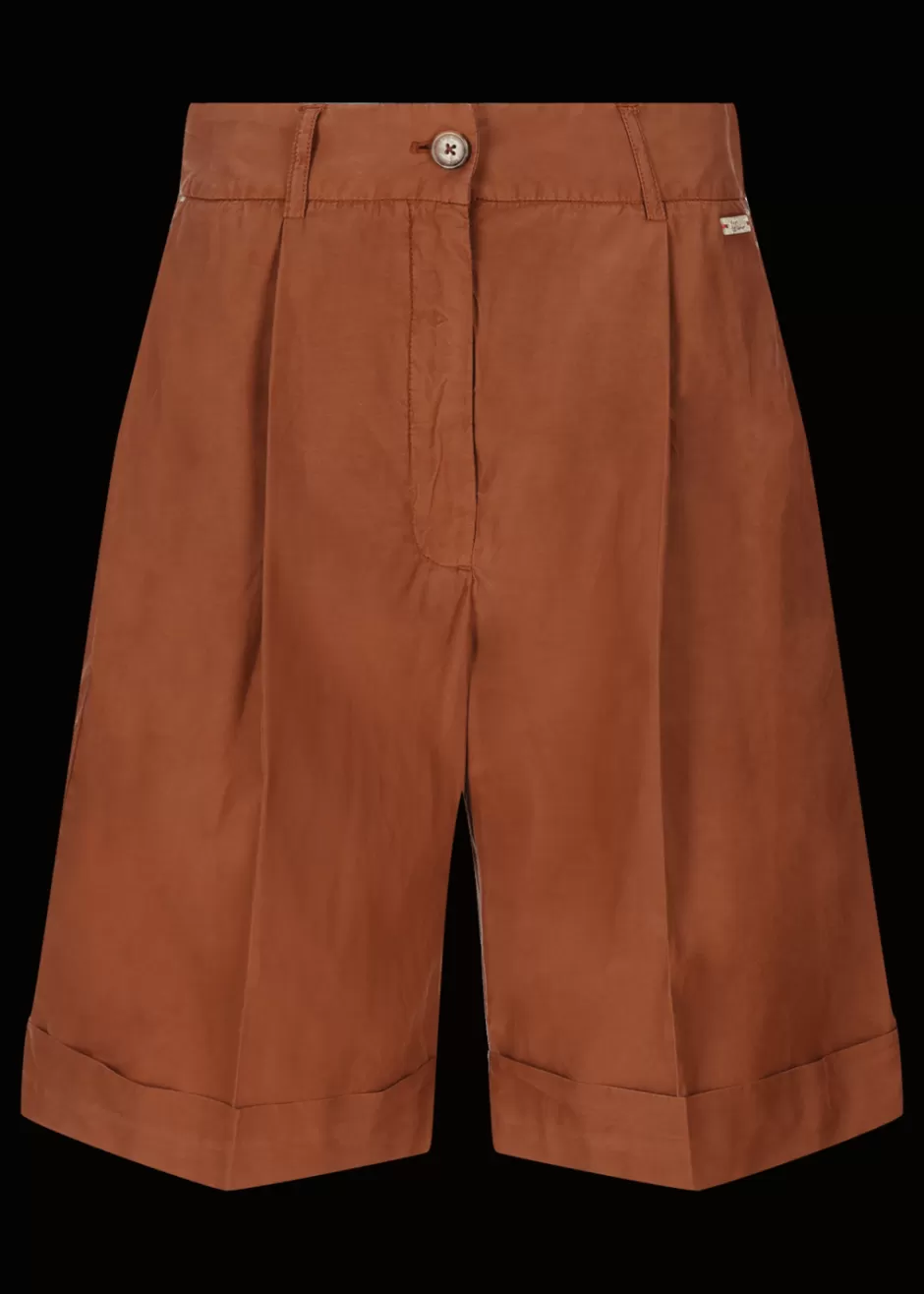 Bermuda-Shorts Aus Seide Und Baumwolle Lulucia>Luis Trenker Clearance