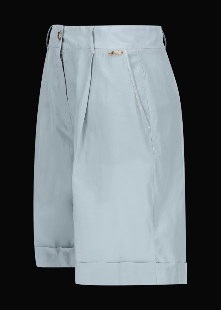 Bermuda-Shorts Aus Seide Und Baumwolle Lulucia>Luis Trenker Best Sale