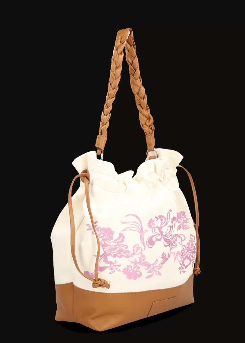 Beuteltasche Aus Canvas Und Leder Lusac>Luis Trenker Outlet