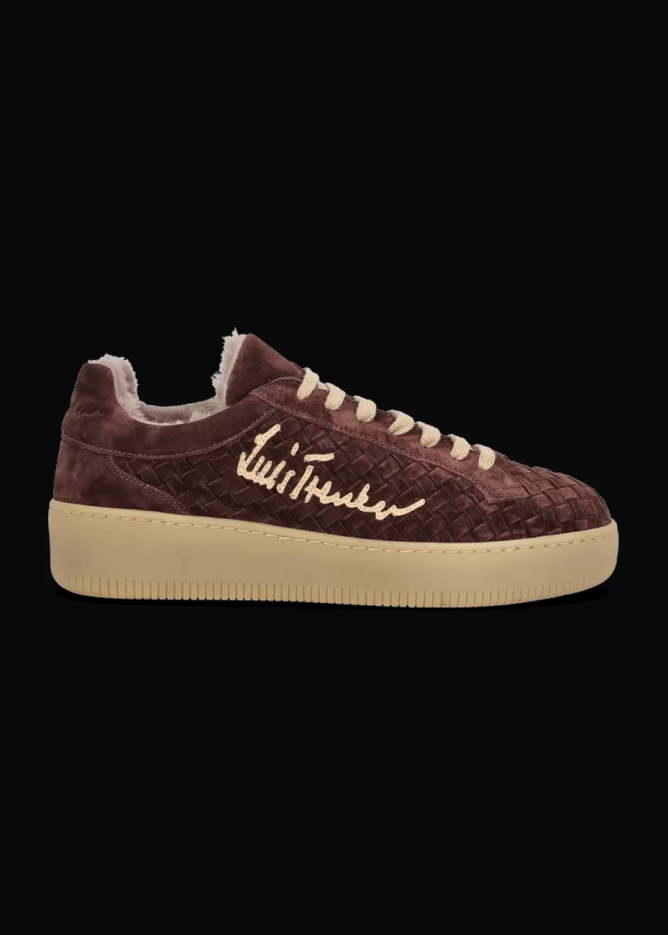 Geflochtener Wildleder-Sneaker Lupintras>Luis Trenker Cheap