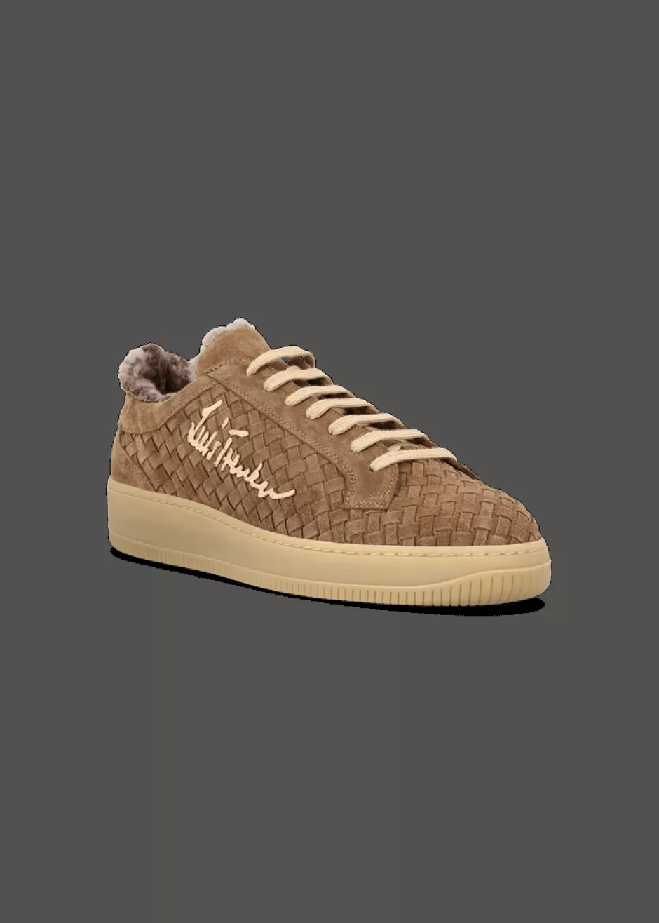 Geflochtener Wildleder-Sneaker Lupintros>Luis Trenker Sale