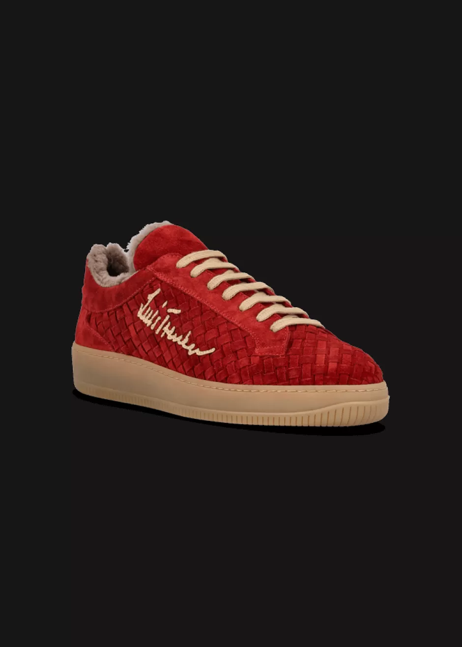 Geflochtener Wildleder-Sneaker Lupintros>Luis Trenker Best Sale