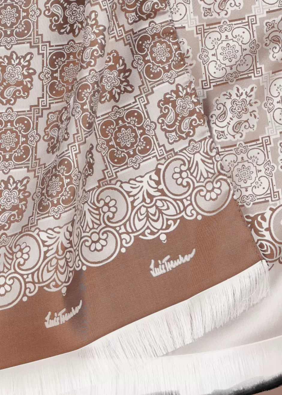 Jacquard-Seidenschal Lufranzi>Luis Trenker Discount