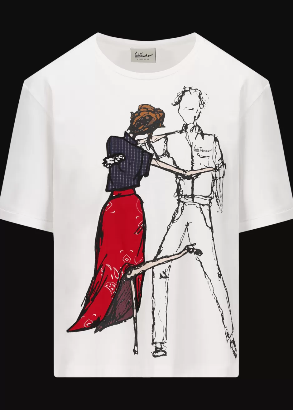 Kurzärmeliges T-Shirt Mit Tango-Motiv Lutara>Luis Trenker Shop