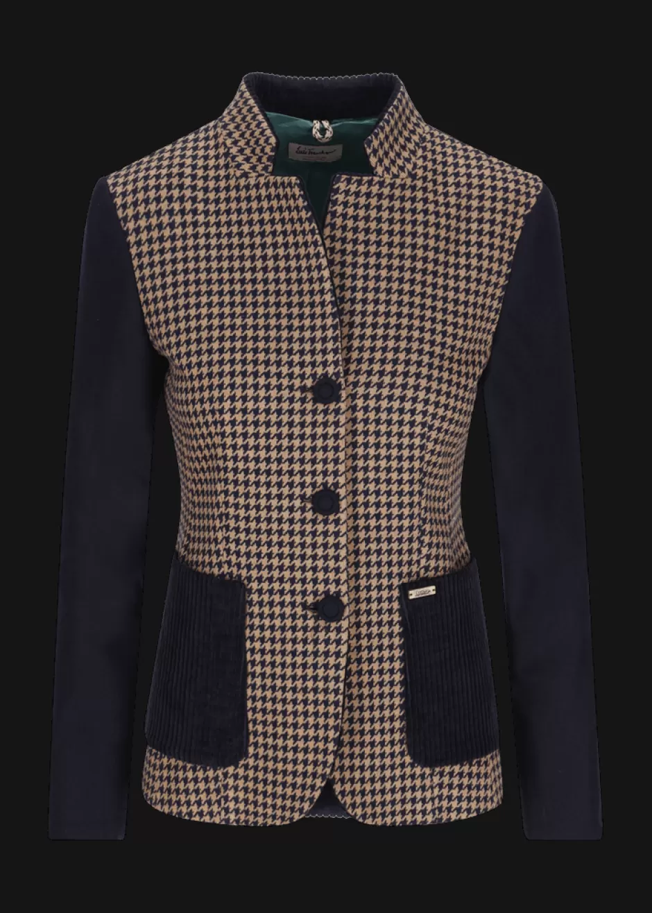 Materialmix-Blazer Luromina>Luis Trenker Shop