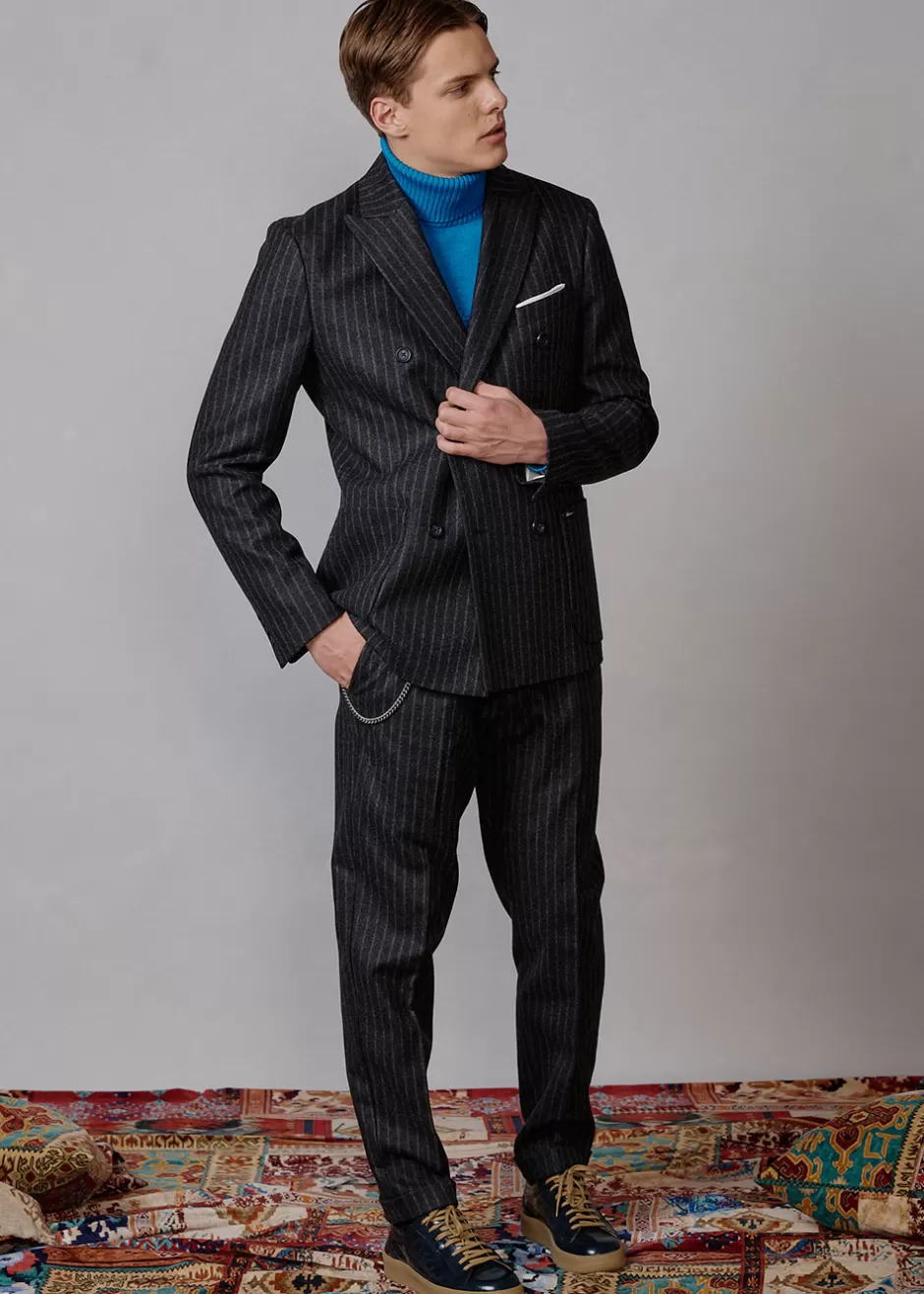 Nadelstreifen-Blazer Lusimone>Luis Trenker Shop