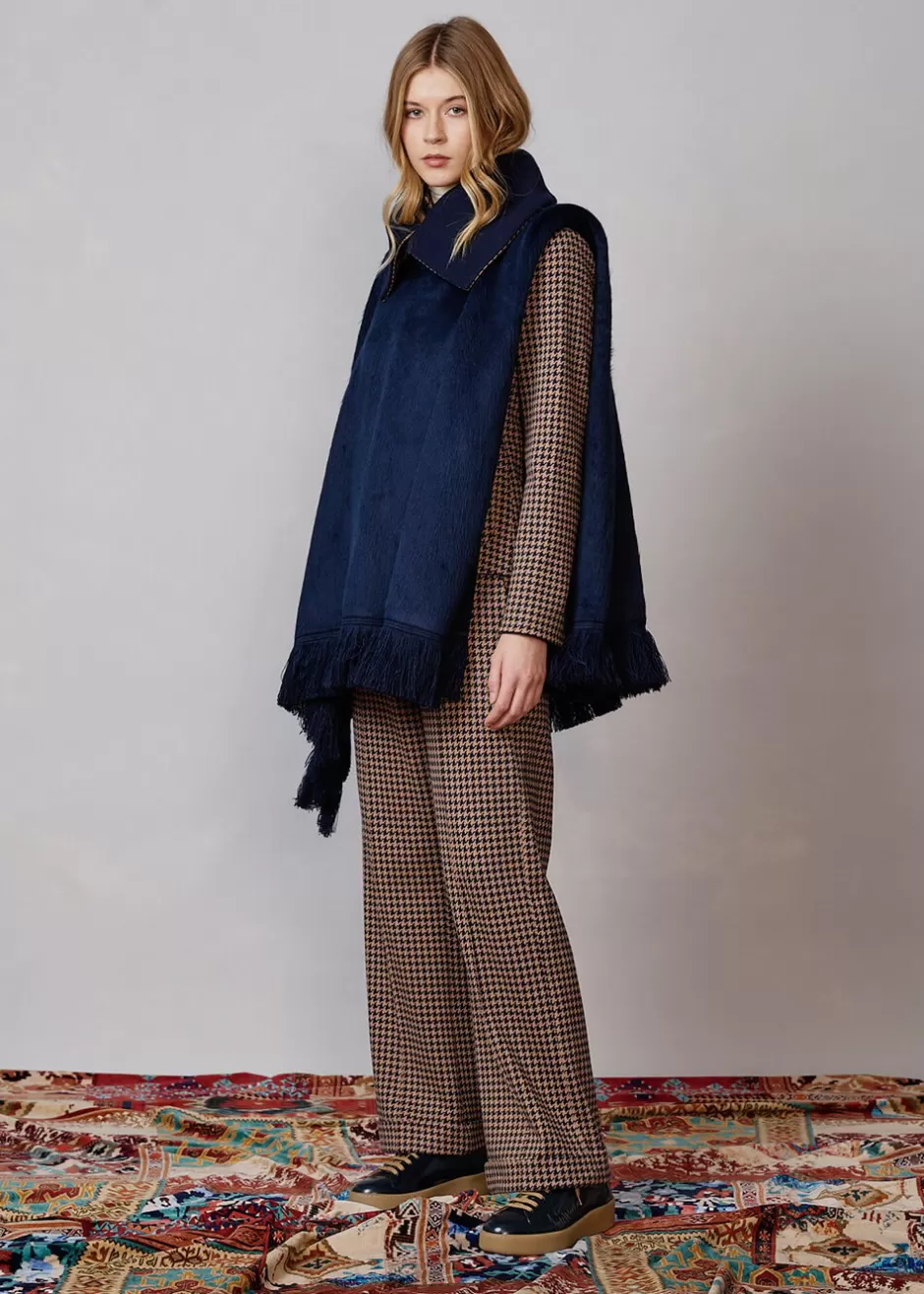 Poncho Mit Fransen Lupiera>Luis Trenker Fashion