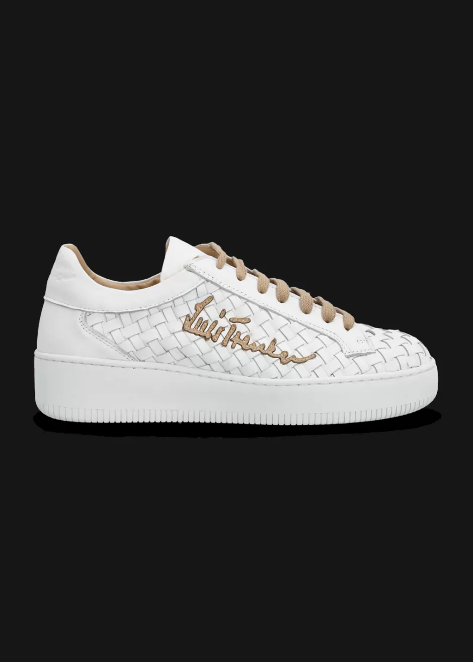 Sneaker Aus Geflochtenem Leder Lupintras>Luis Trenker Shop