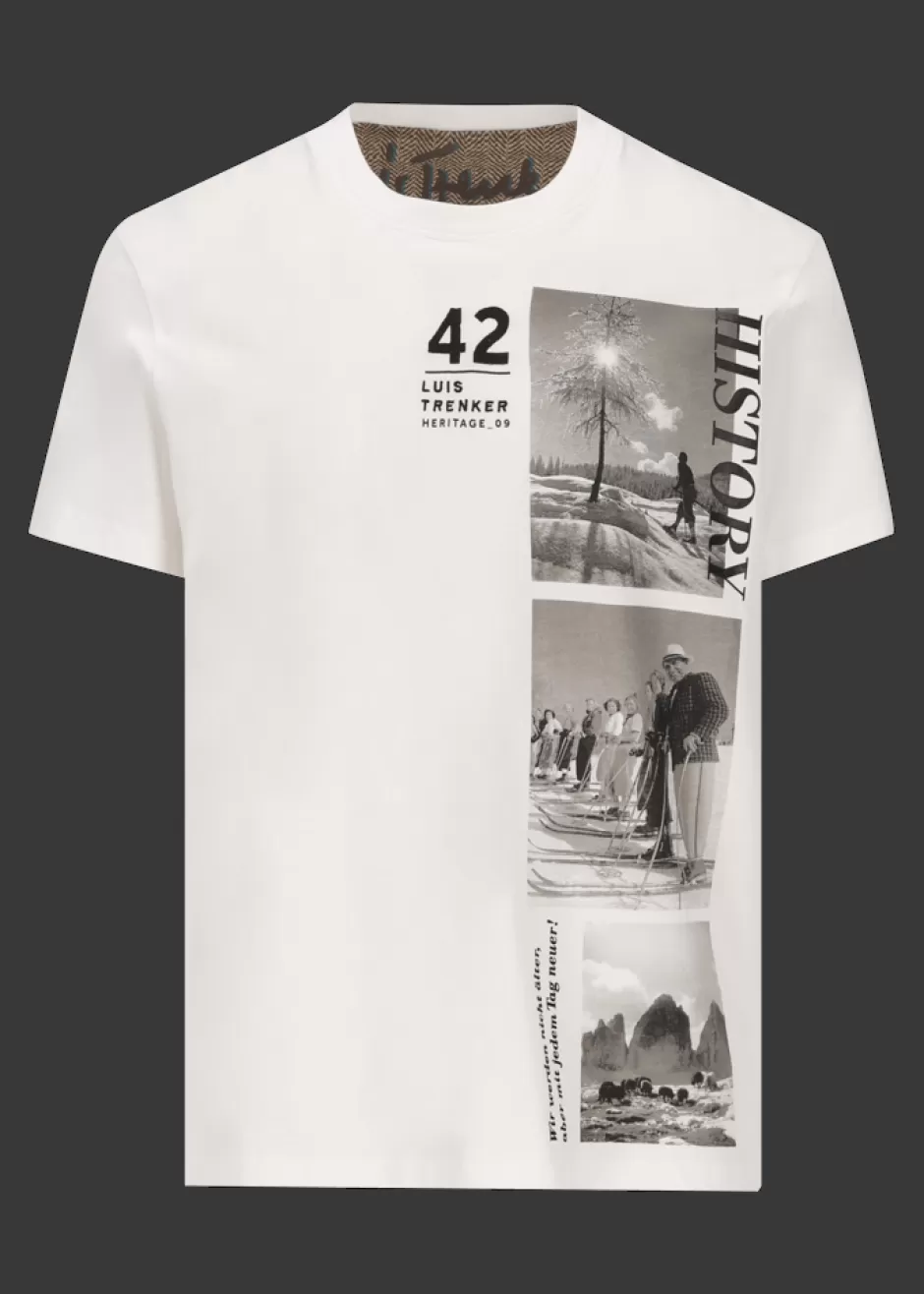 T-Shirt Mit Heritage-Motiv Luluis>Luis Trenker Online