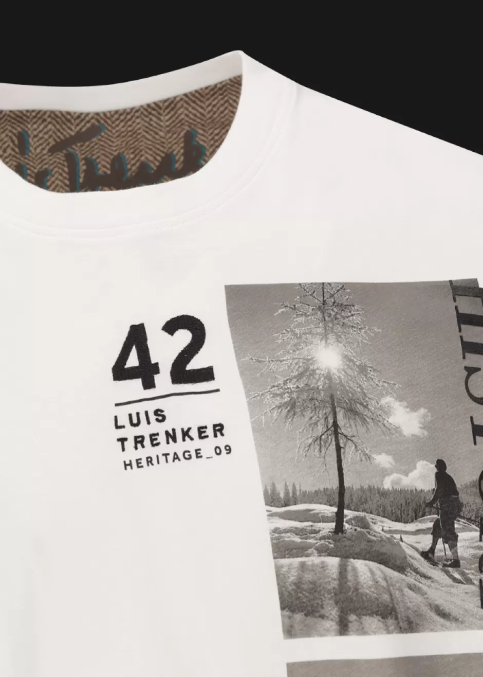 T-Shirt Mit Heritage-Motiv Luluis>Luis Trenker Online