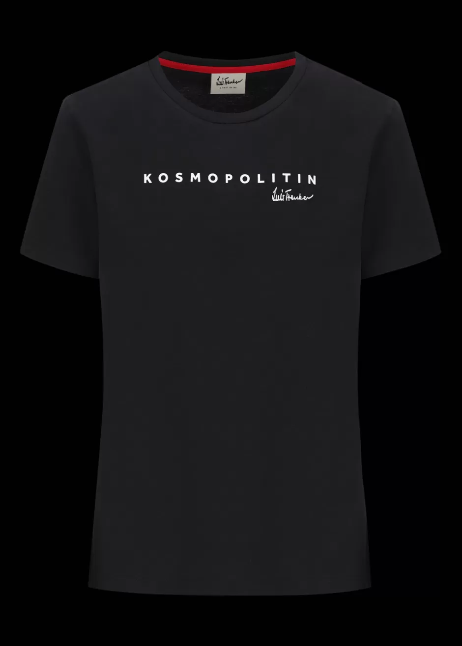 T-Shirt Mit Logostickerei Und Print Kosmopolitin>Luis Trenker Fashion