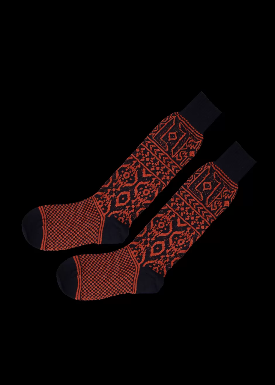 Wollsocken Mit Muster Lusock>Luis Trenker Clearance